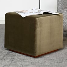 Fuller Velvet Ottoman